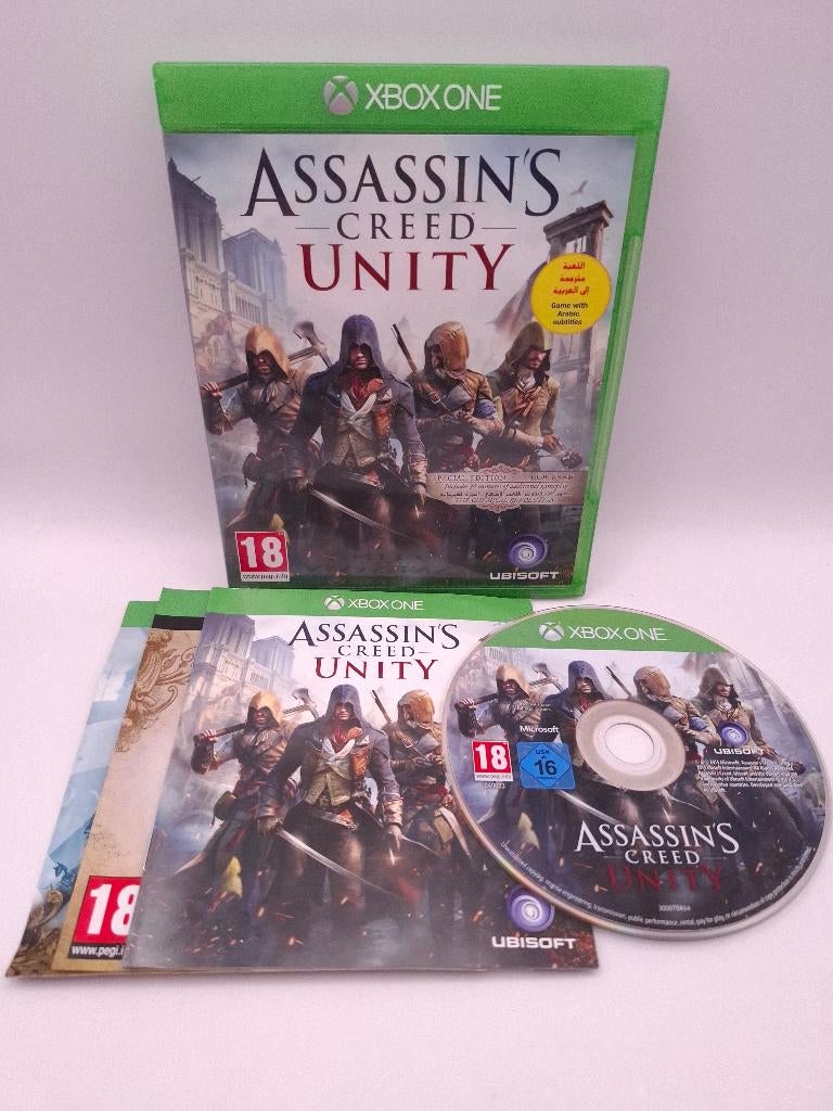 Assassin's Creed Unity xbox one, Spelcomputers en Games, Games | Xbox One, Avontuur en Actie, Online, Vanaf 18 jaar, 1 speler