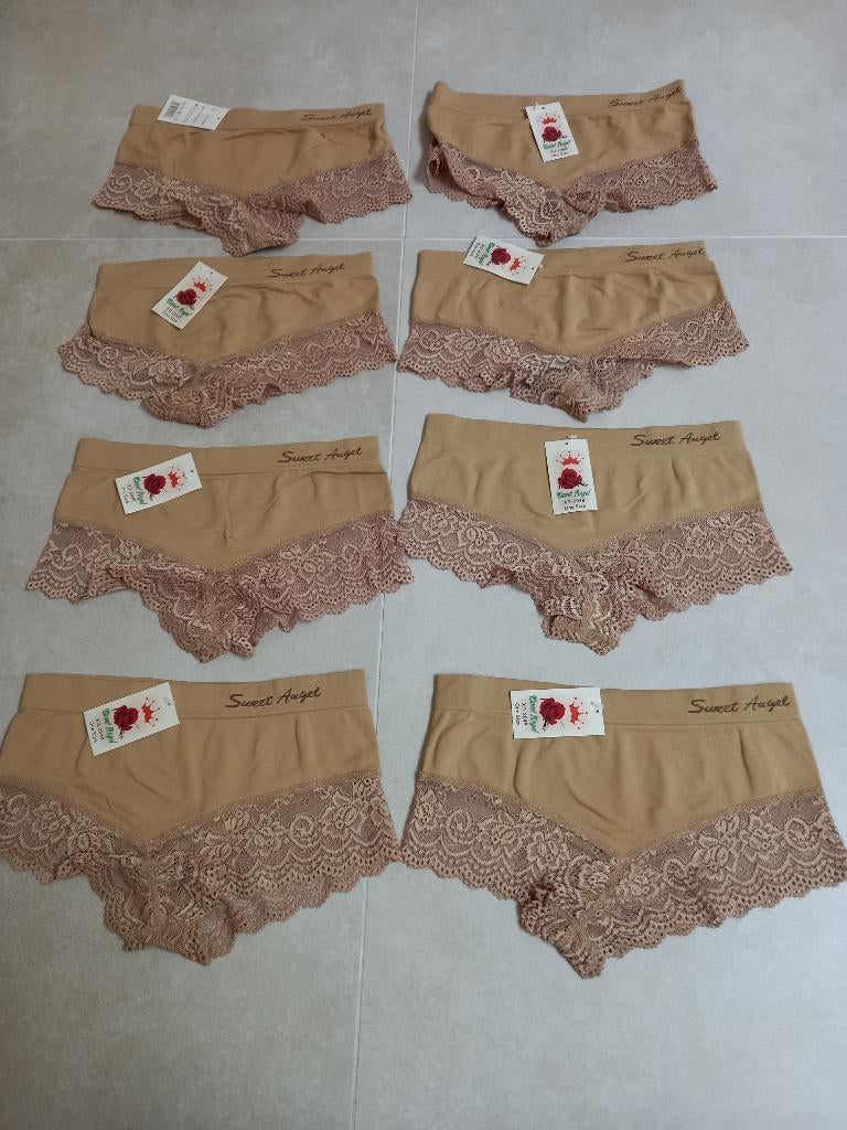 Nieuw! onderbroek/ slip met kant beige, Sweet Angel, Ophalen of Verzenden, Beige, Slip