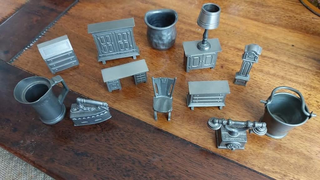 Tin miniatuurtjes, Ophalen of Verzenden