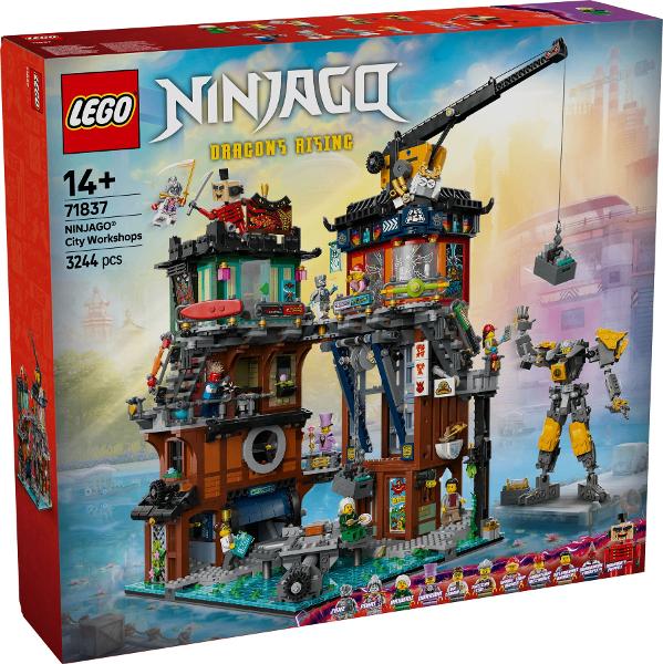 Lego Ninjago set 71837 Ninjago City werkplaatsen, Lego, Nieuw, Ophalen of Verzenden, Compleet