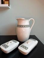 Vintage lampetkan met zeepbakje en kammenbakje, Ophalen