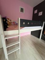 Flexa half hoogslaper wit/ antraciet, Ophalen, Gebruikt, Hoogslaper