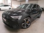 Audi e-Tron 55 Quattro S Line COUPE ( 2021 ( Fleet Auction ), Auto's, Automaat, Zwart, Zwart, Leder