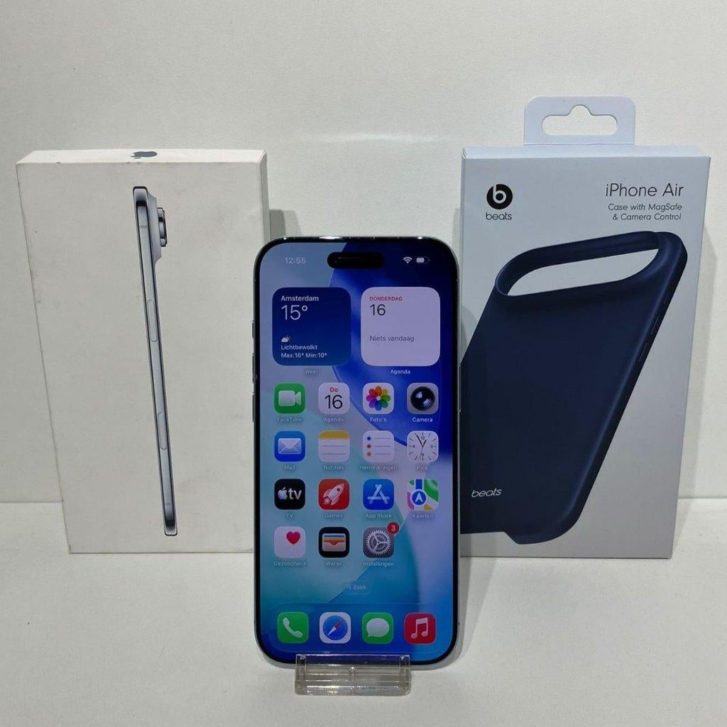 iPhone Air 256GB Sky Blue ZGAN in Doos Accu:100%, 256 GB, Ophalen of Verzenden, Zo goed als nieuw, Zonder simlock