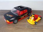 Playmobil Race Auto met Go Cart 4442, Ophalen of Verzenden, Gebruikt, Los playmobil