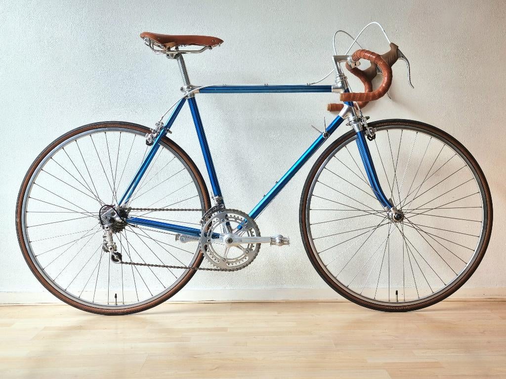 Alan Super Record Vintage Racefiets Campagnolo Brooks, 28 inch, Zo goed als nieuw, Meer dan 20 versnellingen, 53 tot 57 cm