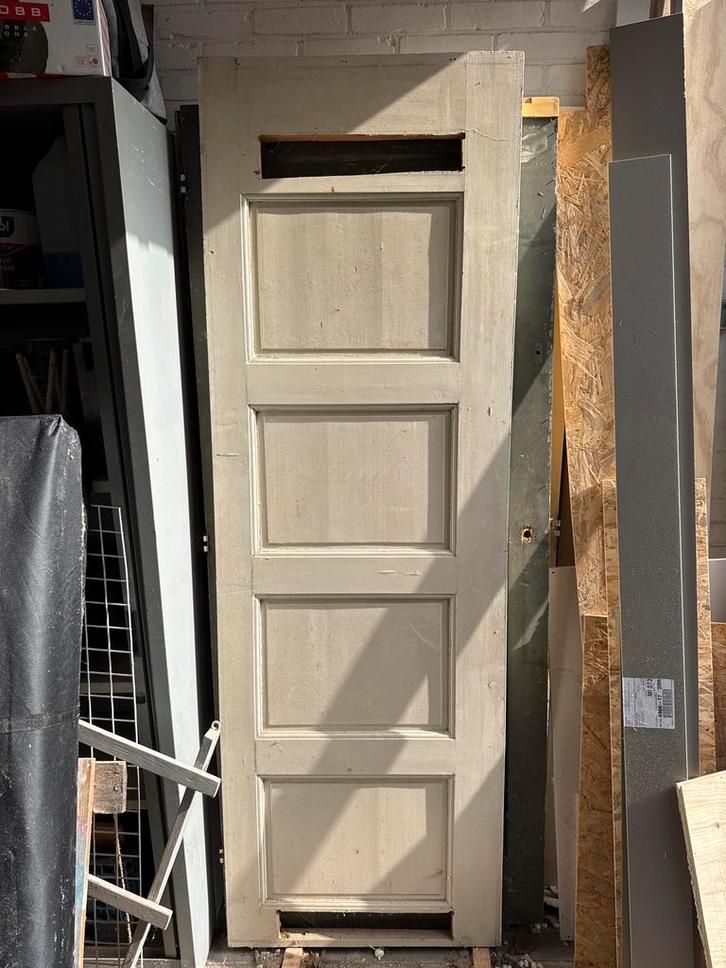Paneel kastdeur jaren '20/'30 - 683x2085, Doe-het-zelf en Verbouw, Deuren en Horren, Gebruikt, Binnendeur, 215 cm of meer, Minder dan 80 cm