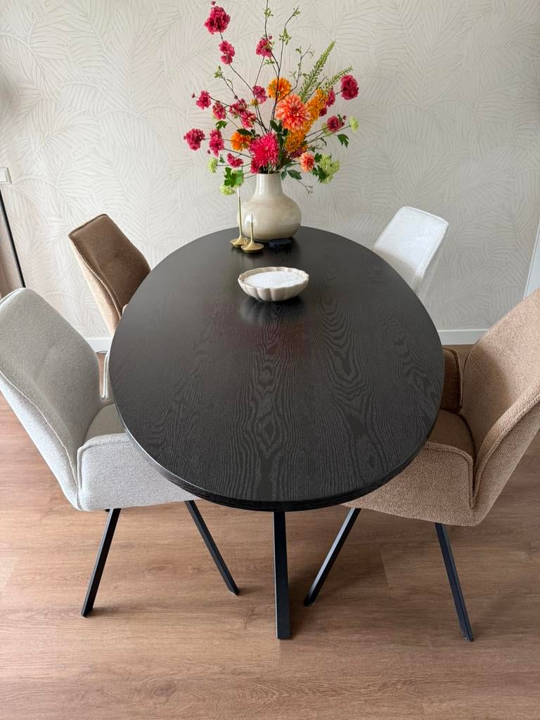 Eettafel, Ophalen, 100 tot 150 cm, 200 cm of meer, Zo goed als nieuw