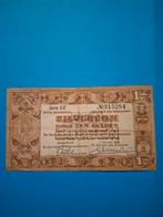 1 gulden Zilverbon uit 1938 in ZF
Serie EX, Postzegels en Munten, Bankbiljetten | Nederland, Ophalen of Verzenden, 1 gulden, Los biljet