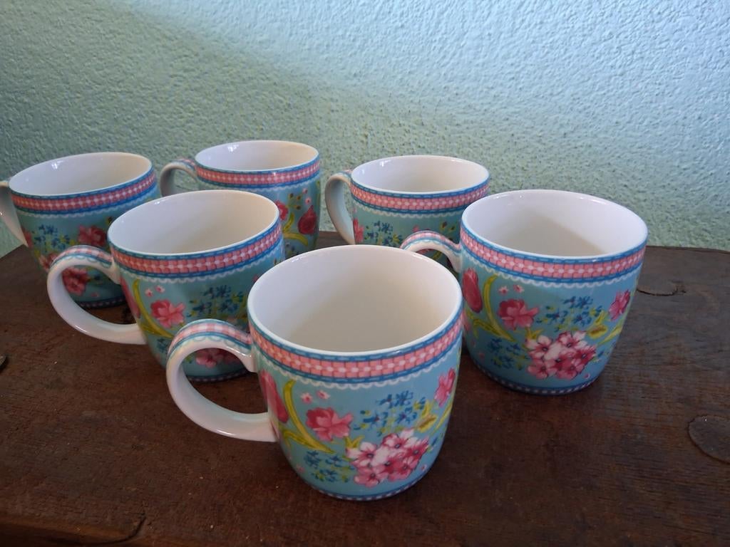 PiP Studio Mokken - Set van 6, Huis en Inrichting, Keuken | Servies, Keramiek, Ophalen of Verzenden, Zo goed als nieuw, Overige stijlen