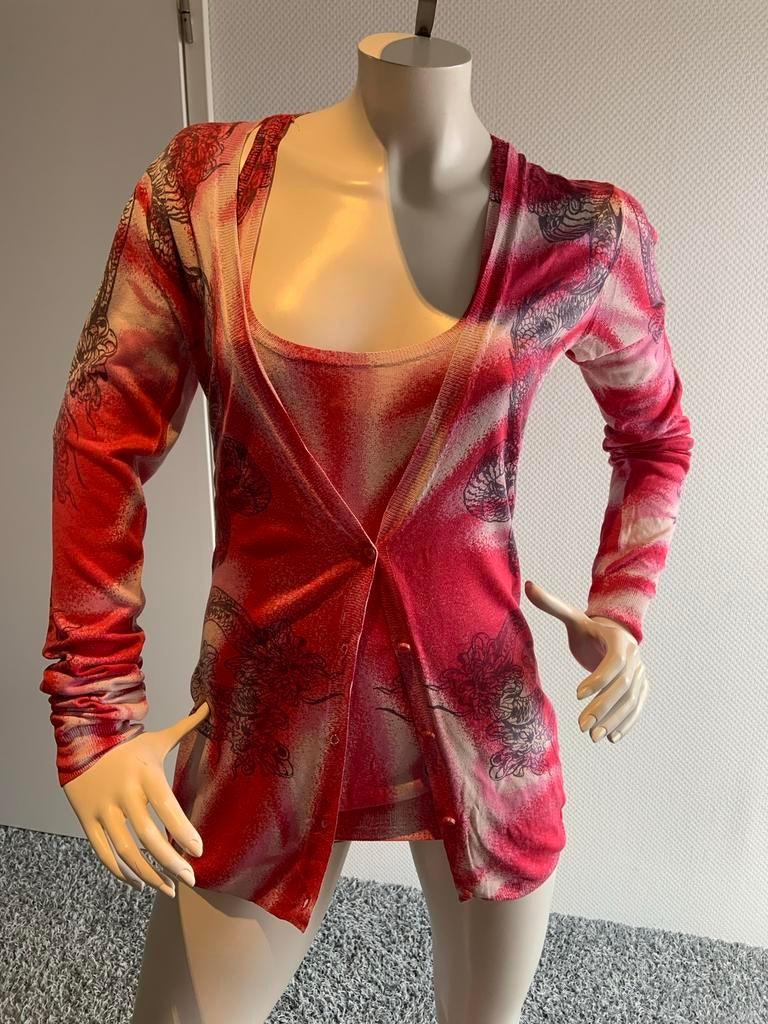 Richmond twinset maat it 42, Maat 38/40 (M), ., Ophalen of Verzenden, Zo goed als nieuw