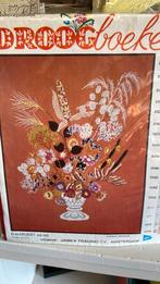 Borduurpakket driogboeket nu 5995, Hobby en Vrije tijd, Borduren en Borduurmachines, Ophalen of Verzenden, Zo goed als nieuw, Borduurpakket