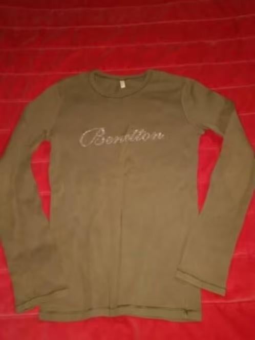 Benetton Longsleeve, Kinderen en Baby's, Kinderkleding | Maat 134, Verzenden, Gebruikt, Meisje, Shirt of Longsleeve