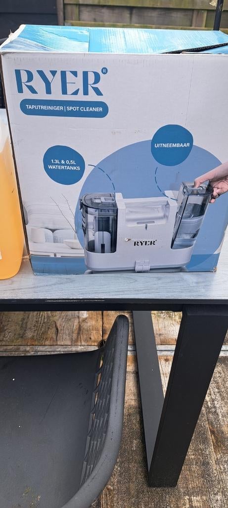 RYER Tapijt/autoreiniger Spot Cleaner met 5L vloeistof, Ophalen of Verzenden