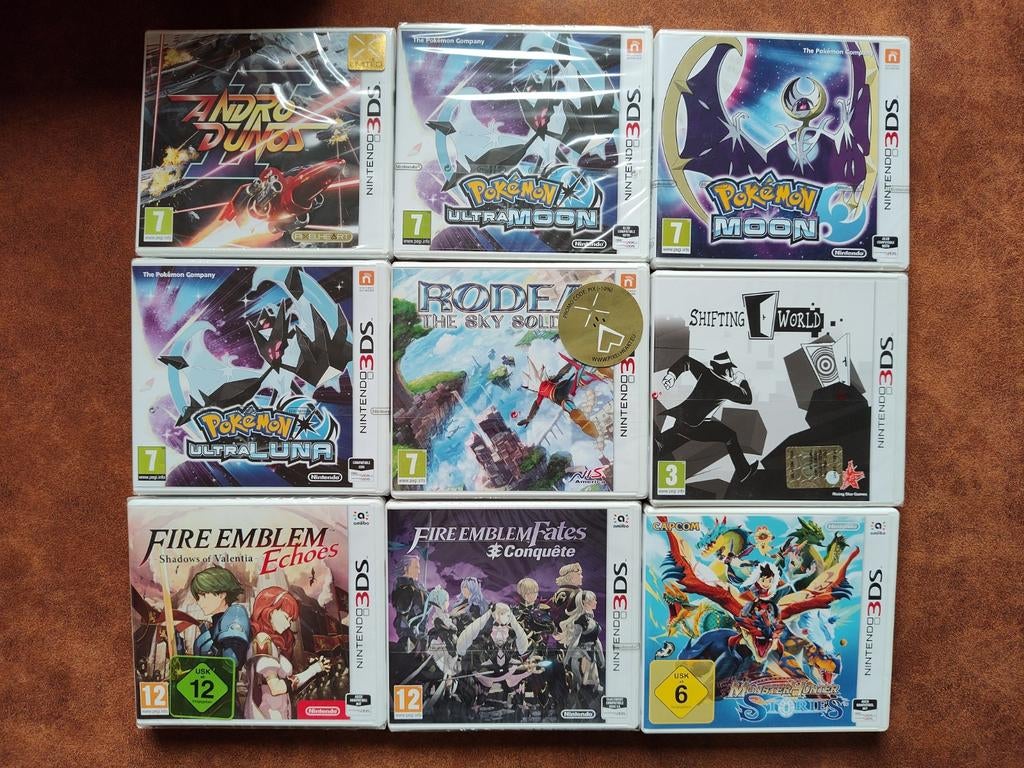 3DS oa Andro Dunos 2, Fire Emblem, Pokemon etc nieuw sealed, Spelcomputers en Games, Avontuur en Actie, Verzenden, 1 speler, Nieuw