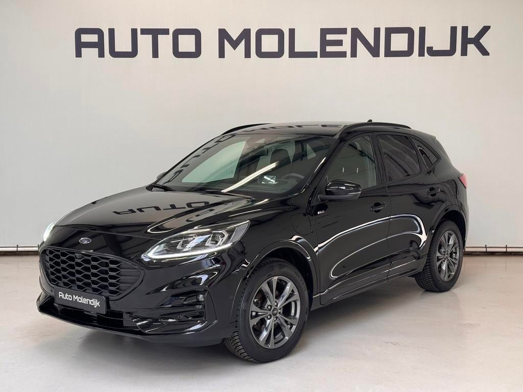 Ford Kuga 2.5 PHEV ST-Line X Camera / Trekhaak / stoel + stu, Auto's, Ford, Gebruikt, Zwart, 4 cilinders, Alcantara