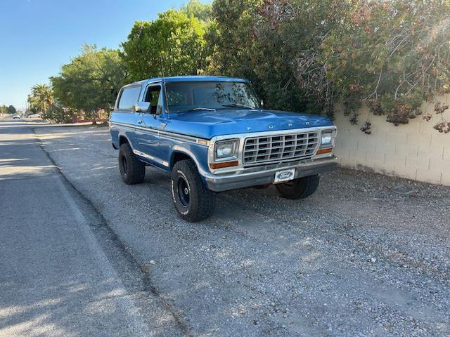 Ford Bronco XLT (bj 1979), Auto's, Oldtimers, Blauw, Origineel Nederlands, Handgeschakeld, 5 stoelen