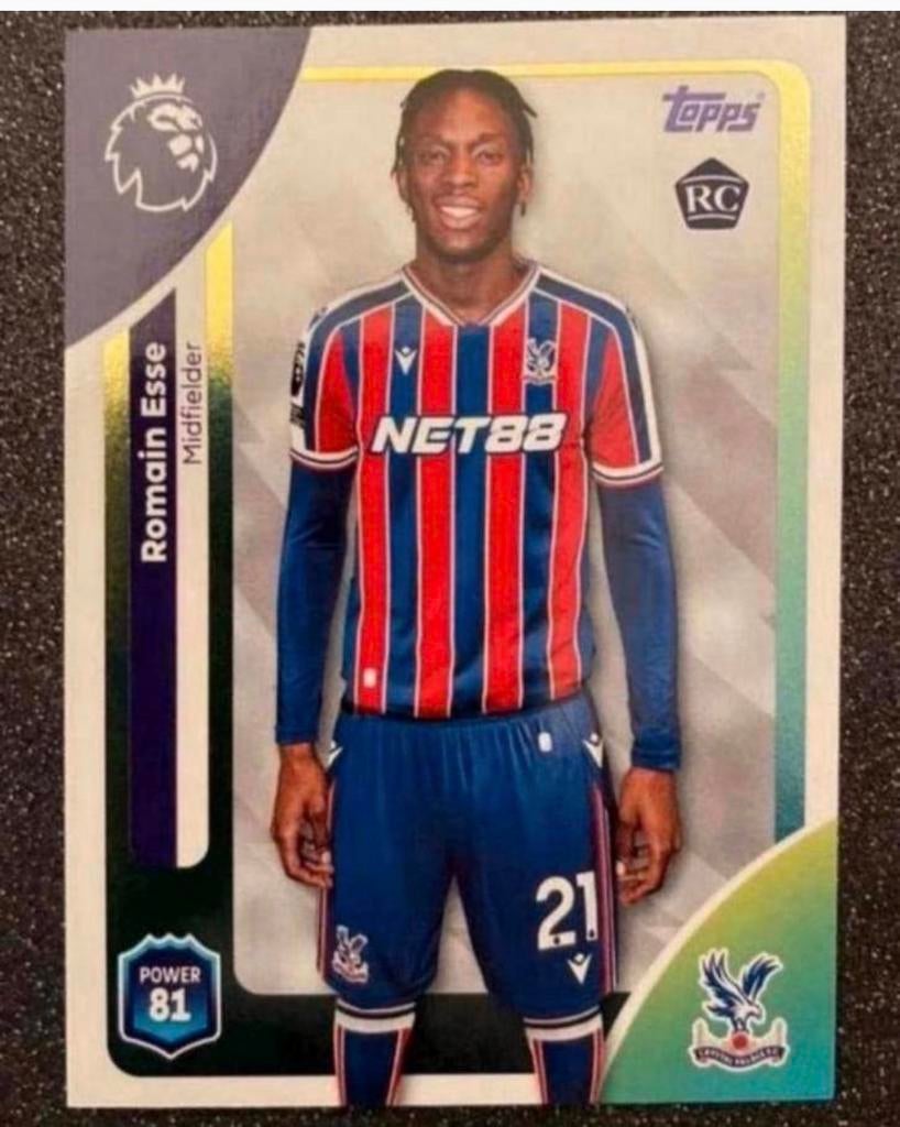 Topps Premier League 25/26 ROOKIE CARD  ESSE  CRYSTAL PALACE, Verzenden, Zo goed als nieuw, Plaatje