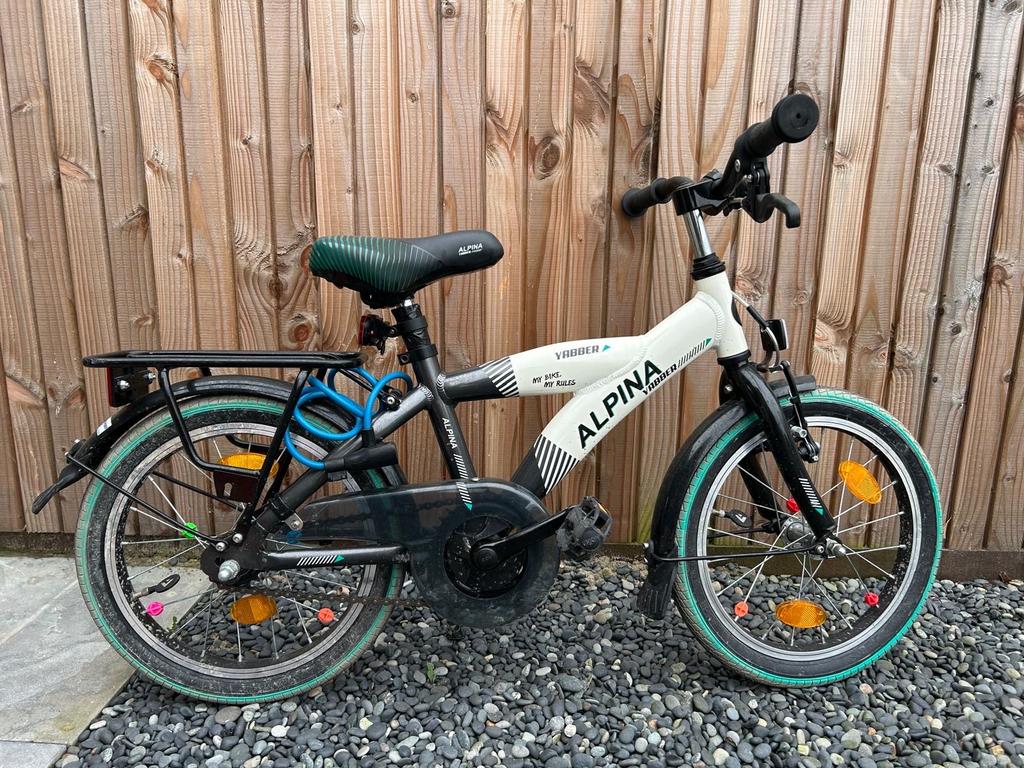 Alpina Yabber 16 inch kinderfiets - Zo goed als nieuw, Ophalen, Zo goed als nieuw, 16 tot 20 inch