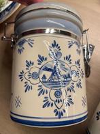 Voorraadpot in Delfts blauwe 2 st nieuw, Overige typen, Nieuw, Ophalen of Verzenden, Overige stijlen