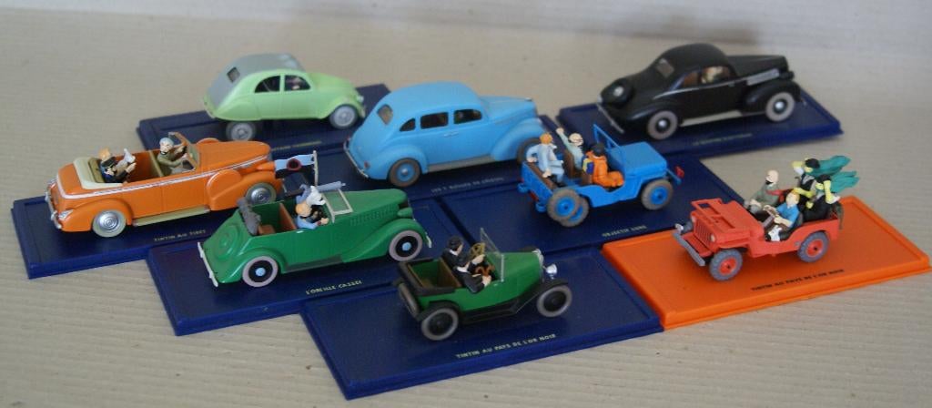 KUIFJE AUTO'S  ( f 8 ), Verzamelen, Ophalen of Verzenden, Kuifje, Zo goed als nieuw, Beeldje of Figuurtje