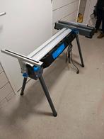 Gamma Werkbank / Afkortzaag Onderstel met stopcontacten, Doe-het-zelf en Verbouw, Werkbanken, Ophalen, Gebruikt, 120 tot 170 cm