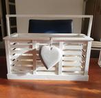 Superleuke lantaarn hout 🤍, Wit, Ophalen of Verzenden, Zo goed als nieuw, Kandelaar