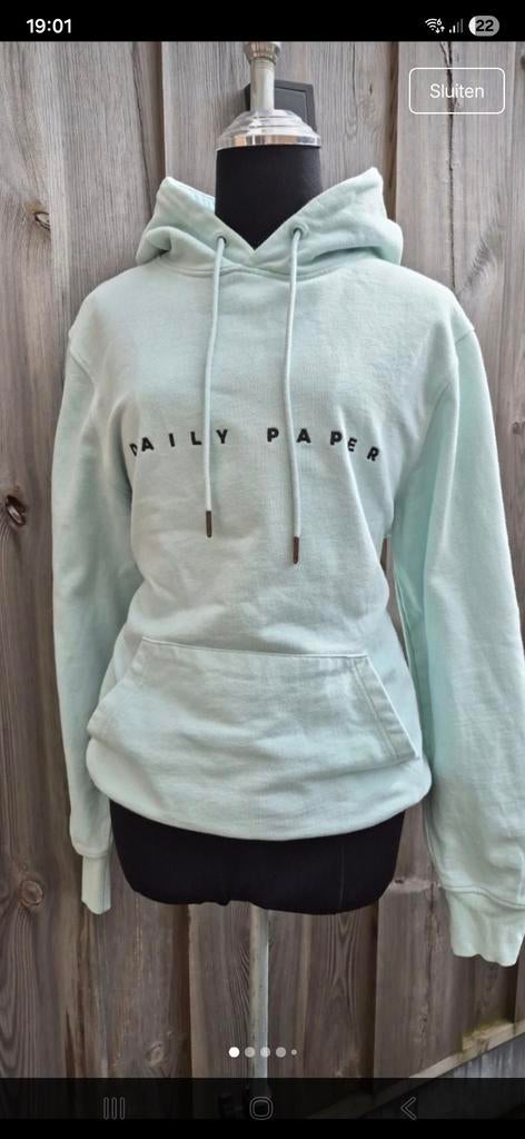 Daily Paper Dames Hoodie - Licht Turkoois, Ophalen of Verzenden