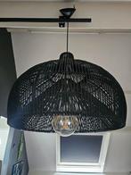 Rotan  hanglamp  zwart, Ophalen of Verzenden, Zo goed als nieuw, Minder dan 50 cm