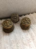 Grote antieke koperen deurknoppen, Ophalen of Verzenden, Gebruikt, Koper of Messing, Overige typen