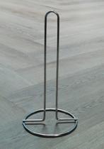 Keukenrolhouder van glanzend metaal., Ophalen of Verzenden, Zo goed als nieuw