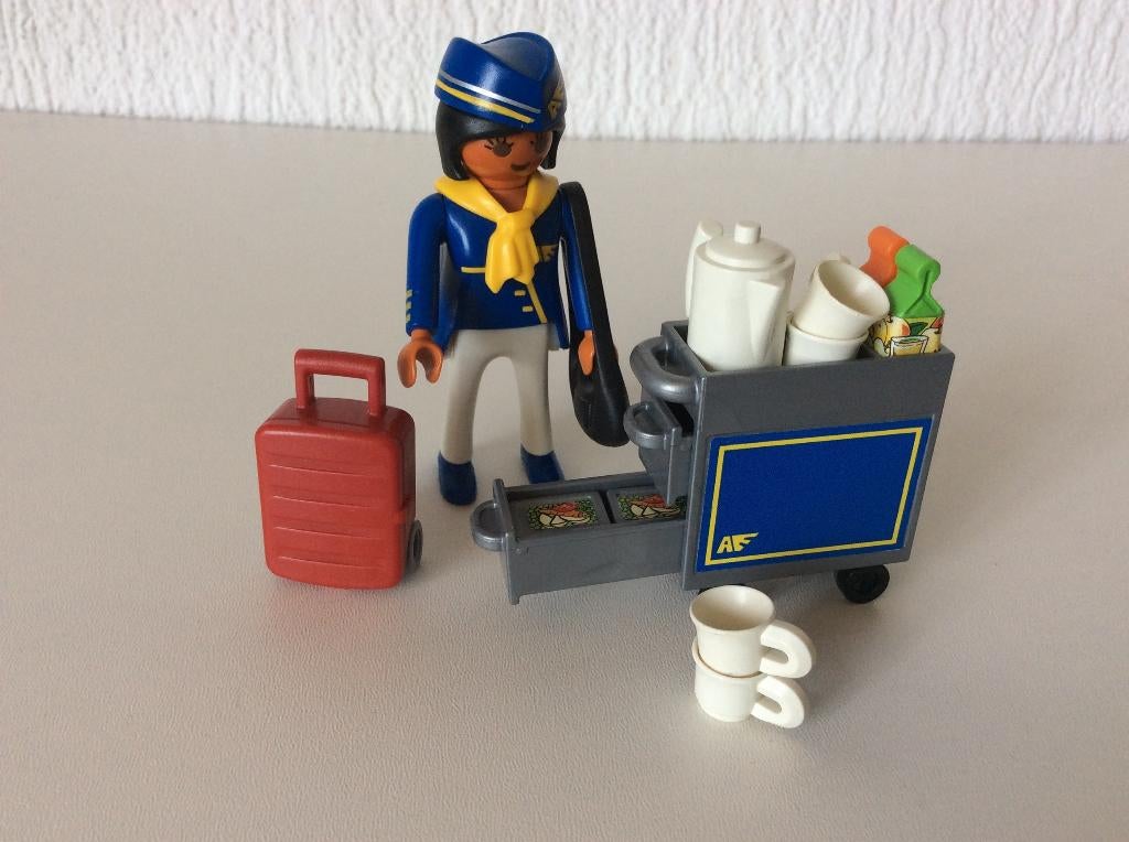 Playmobil 4761 stewardess, Ophalen of Verzenden, Gebruikt, Complete set