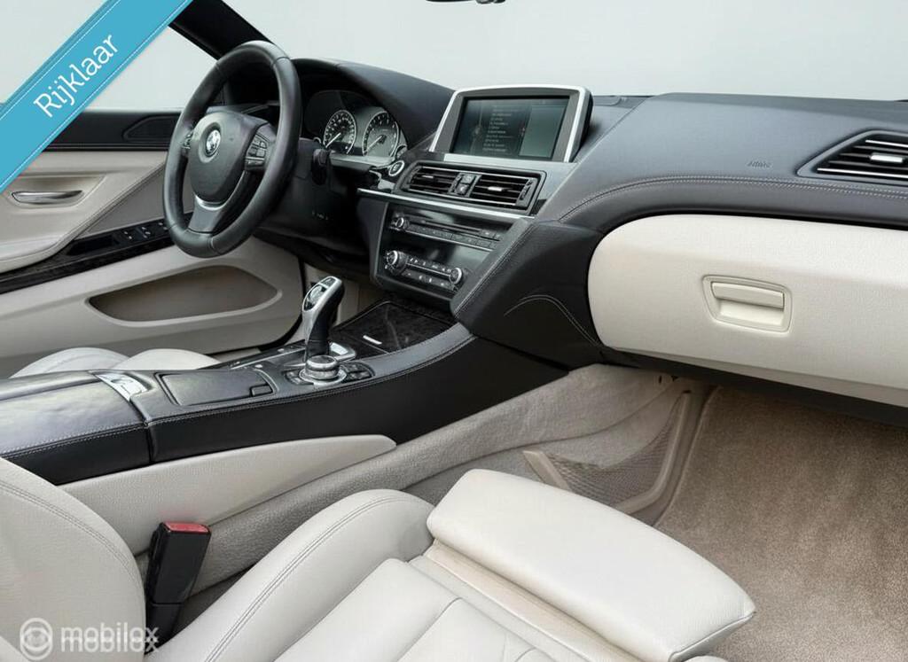BMW 6-serie Cabrio 650i High Executive Xenon Navi Headup Apk, Automaat, Euro 5, Achterwielaandrijving, Gebruikt
