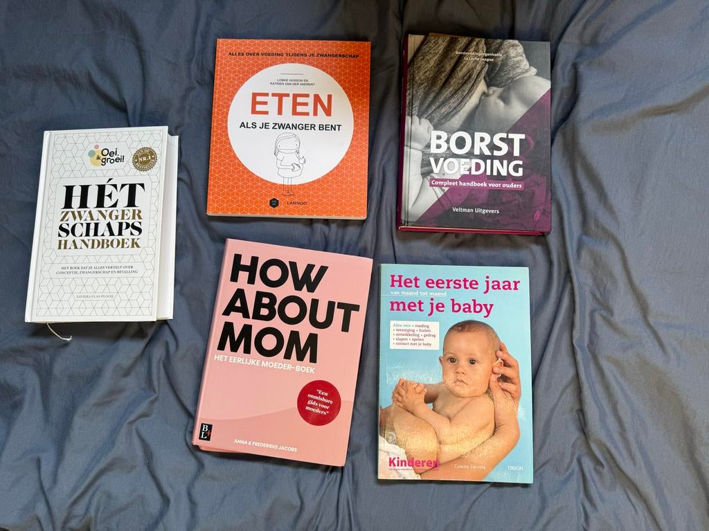 Boekenpakket: Zwangerschap, Baby & Borstvoeding, Boeken, Zwangerschap en Opvoeding, Ophalen, Gelezen, Zwangerschap en Bevalling
