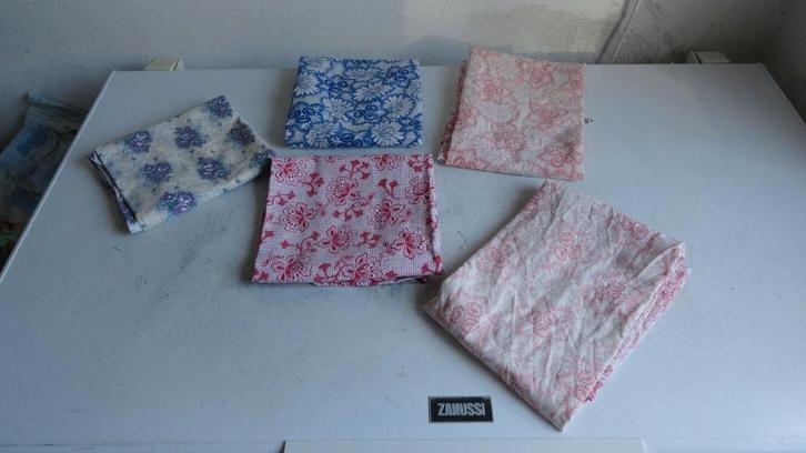 Kussenslopen, ouderwets, 5 stuks, Antiek en Kunst, Curiosa en Brocante, Ophalen of Verzenden