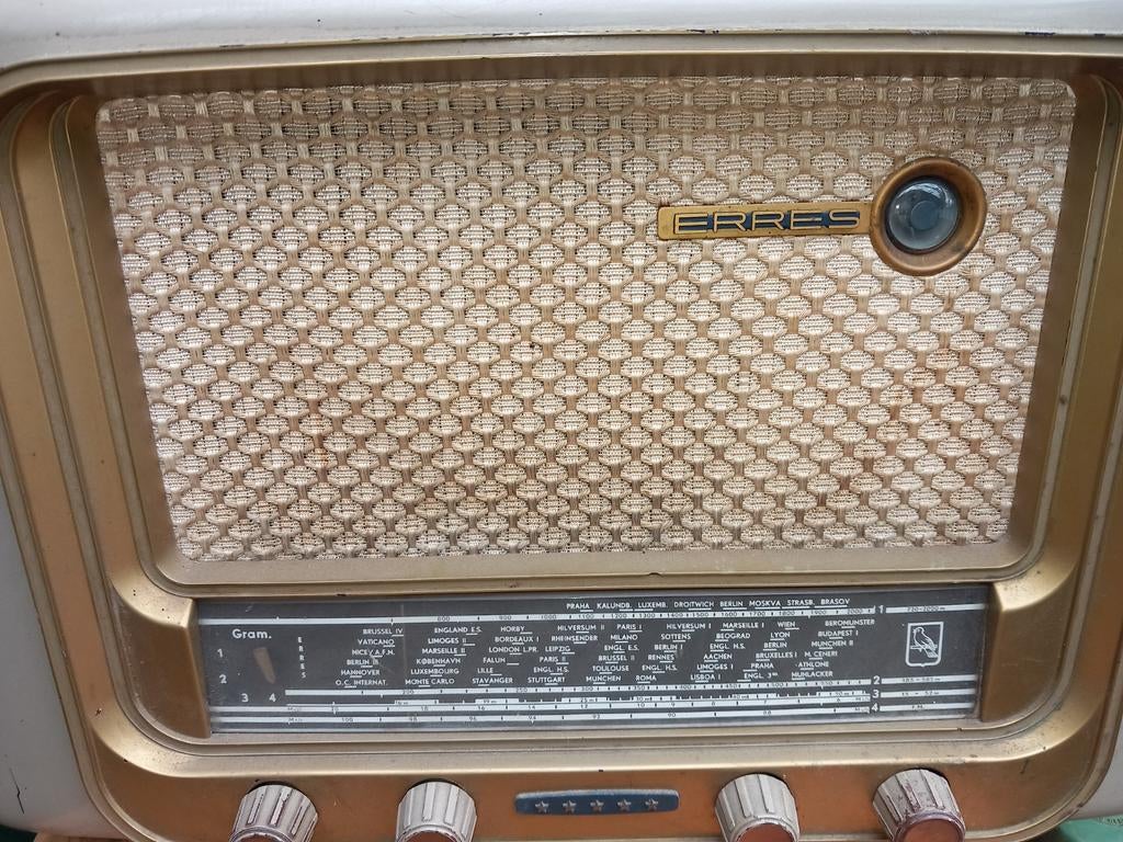 Erres buizen radio, Antiek en Kunst, Antiek | Tv's en Audio, Ophalen