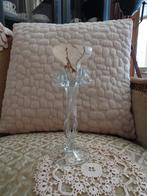 Vintage Glazen Krosno Poolse Kandelaar ** Mimosa **, Ophalen of Verzenden, Glas