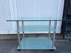Tv/ audiomeubel glas, Ophalen, 50 tot 100 cm, Minder dan 100 cm, 25 tot 50 cm