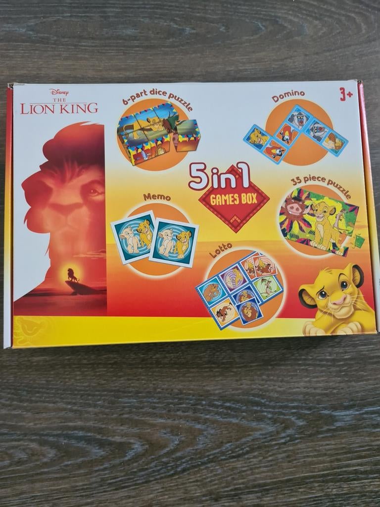 Lion king 5 in 1, Ophalen of Verzenden, 10 tot 50 stukjes, Zo goed als nieuw, 2 tot 4 jaar