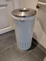 Brabantia wasmand met waszak - Wit/RVS, Huis en Inrichting, Woonaccessoires | Prullenbakken, Ophalen, Gebruikt, 40 liter of meer