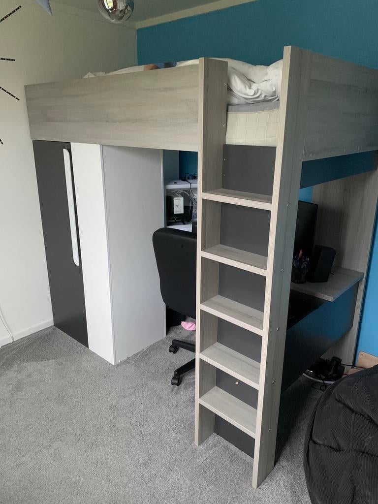 Hoogslaper, Gebruikt, Eenpersoons, Ophalen of Verzenden, 180 tot 200 cm