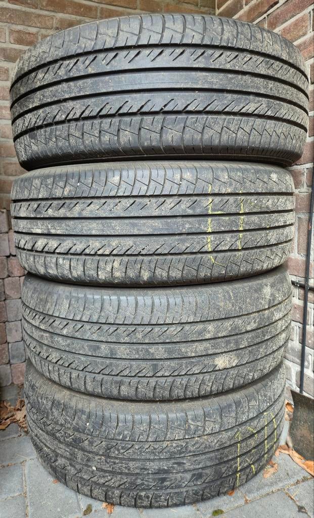 4 Yokohama Zomerbanden 225/55 R18 98H, Ophalen, 18 inch, Band(en), Zomerbanden
