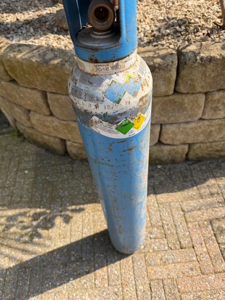 Zuurstof fles 10 liter, Ophalen, Gebruikt