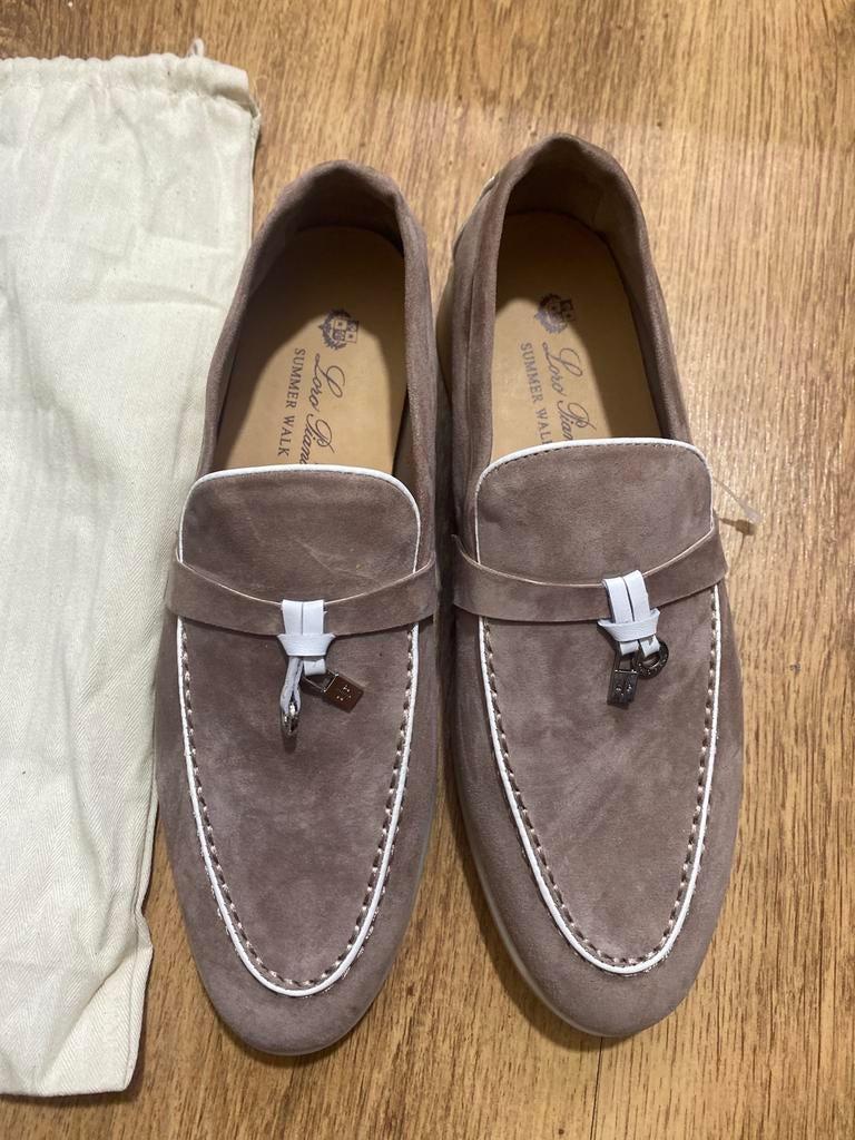 Loro Piana Summer Walk Loafers - Maat 40, Ophalen of Verzenden, Zo goed als nieuw, Bruin, Instappers