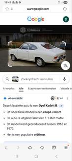 Gezocht achterraam jalozie opel kadett b coupe, Ophalen of Verzenden