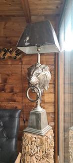 Lamp Leeuw Colmore Raw aluminium, Ophalen of Verzenden, Nieuw, Metaal, 75 cm of meer