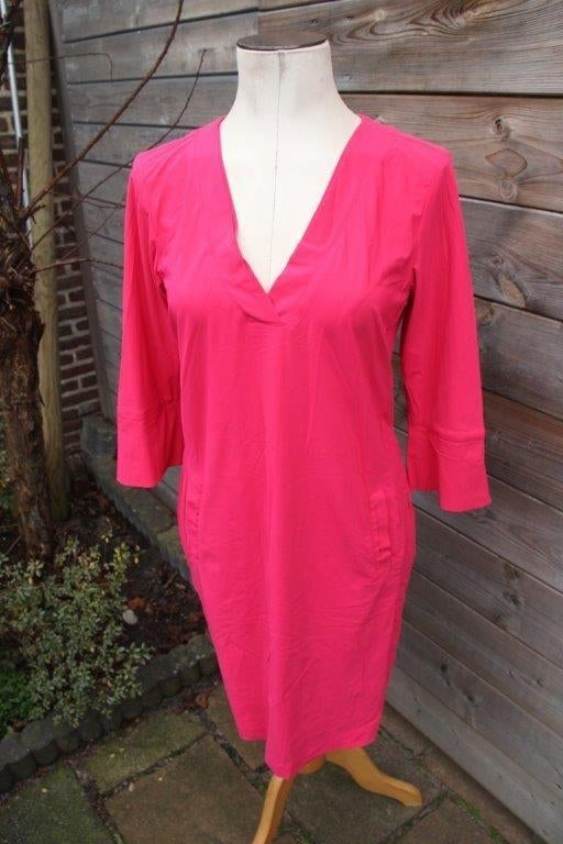 Jurk rood Bull Sisters mt M travel Vaste prijs, Maat 38/40 (M), Zo goed als nieuw, Boven de knie, Rood