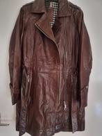 Milestone (winter)jas, leer, gevoerd,als nieuw,maat 36/38, Ophalen of Verzenden, Zo goed als nieuw, Maat 36 (S), Zwart