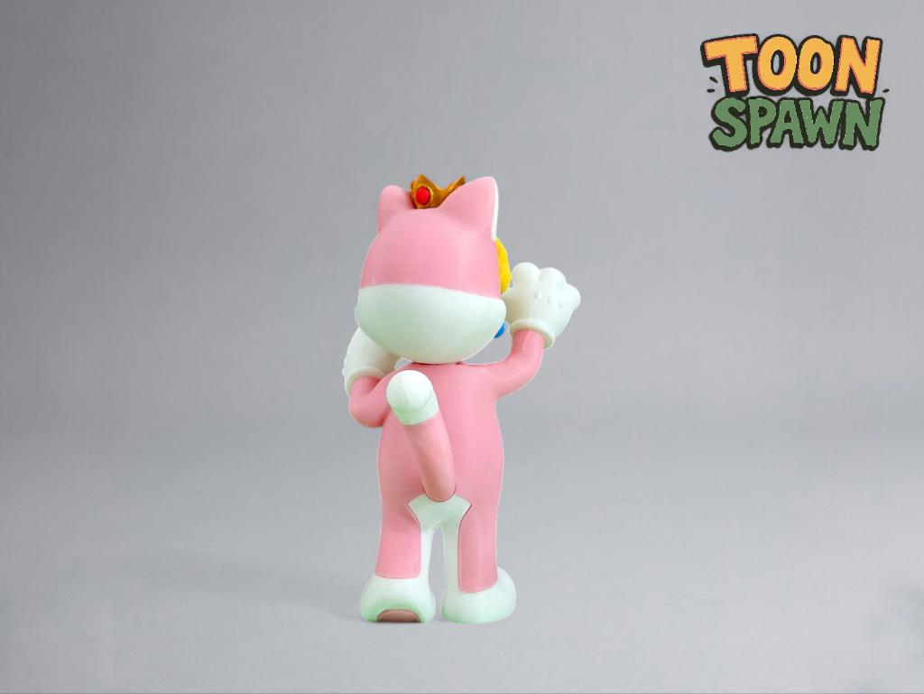 Cat Princess Peach Beeld 16,5cm – Nintendo Cute Mashup, Verzamelen, Beelden en Beeldjes, Ophalen of Verzenden, Nieuw, Fantasy