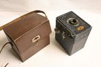 Ensign Houghton Butcher box camera met draagtas boxcamera, Verzamelen, Ophalen of Verzenden, Voor 1940, Fototoestel
